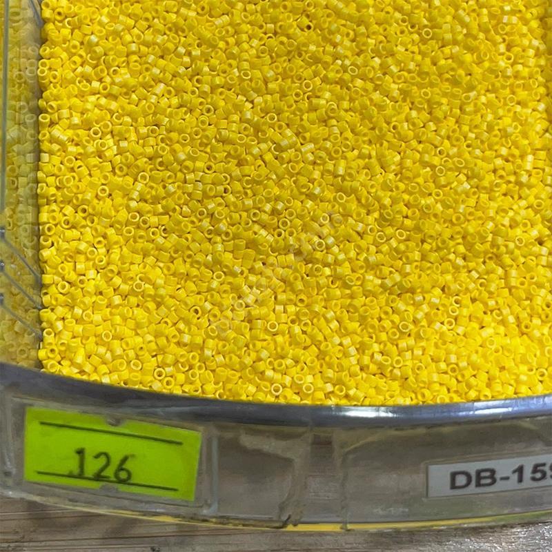 Miyuki Boncuk ( Delica Db 11-0 Kesim Kod: 126 ) Sarı Renk ( 2 Gram )